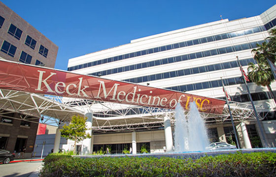 Image of Keck Hospital of USC location
