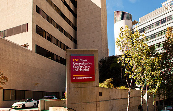 Image of USC Norris Cancer Hospital location