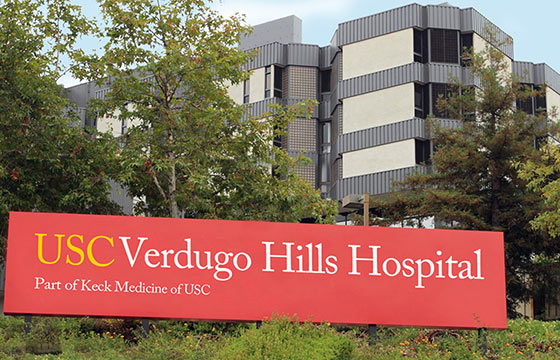 Image of USC Verdugo Hills Hospital location